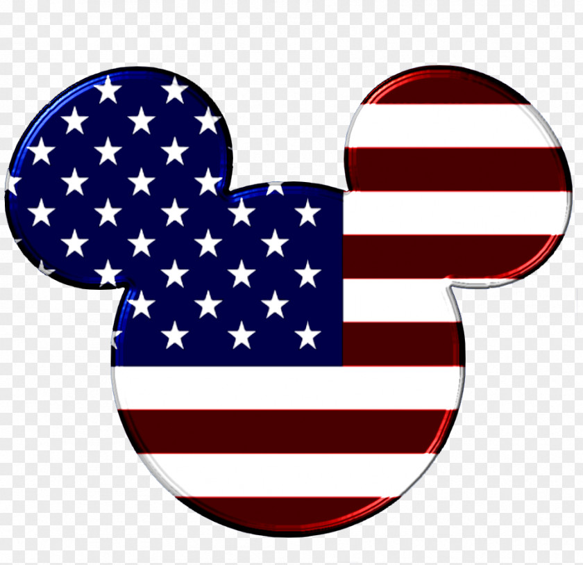 American Flag Mickey Mouse Independence Day The Walt Disney Company Cruise Line Clip Art PNG