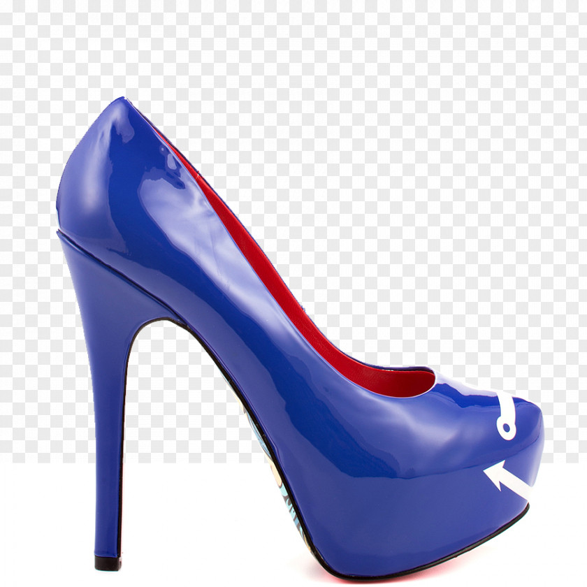 Blue Anchor United Kingdom Court Shoe Heel PNG