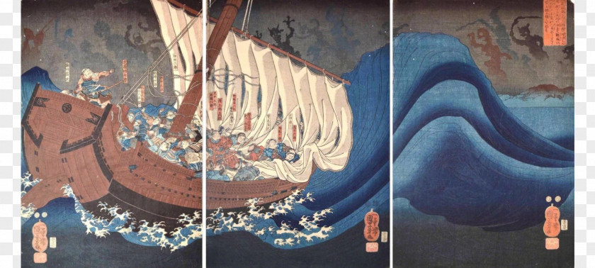 Japan Edo Period Ukiyo-e Art PNG