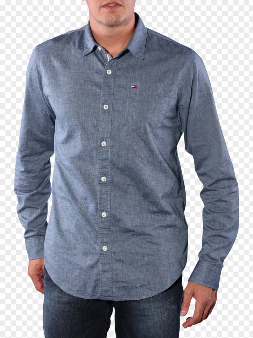 T-shirt Long-sleeved Denim Dress Shirt PNG