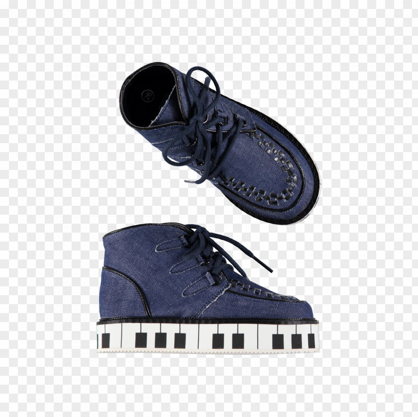 Blue Creeper Shoe Footwear Electric Cobalt PNG