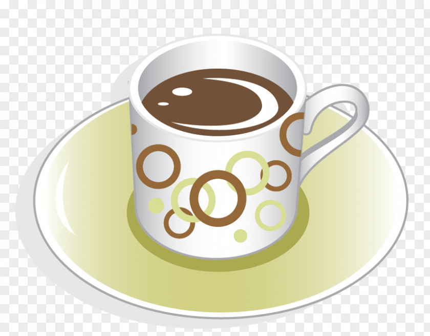 Creative Coffee Cup Cafe Take-out Clip Art PNG