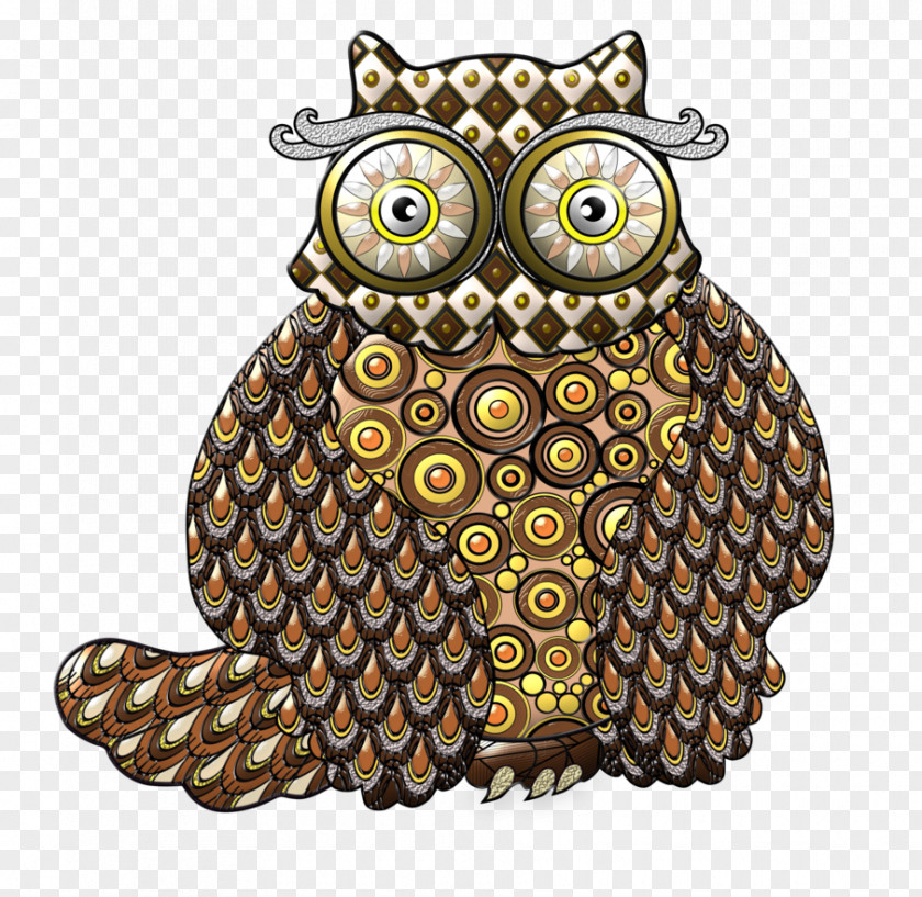Zetangle Owl DeviantArt Bird Of Prey PNG
