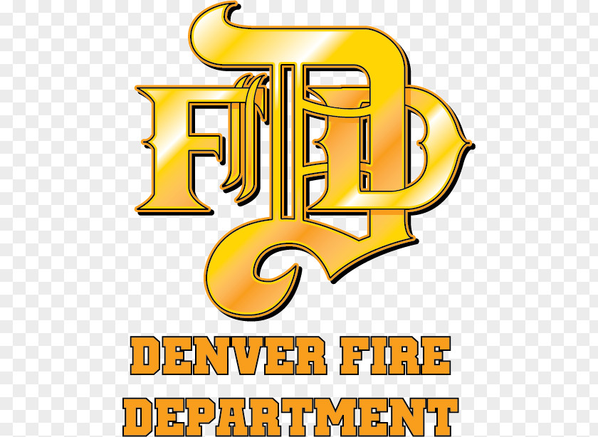 Fire Fonts Denver Department Logo Graphic Design PNG