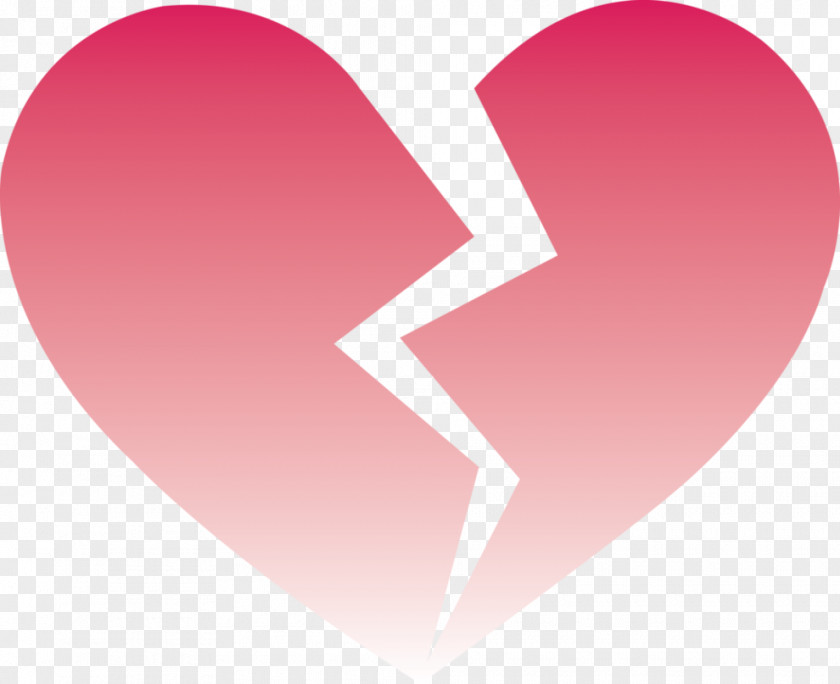 Heart Broken Love Breakup Symbol PNG