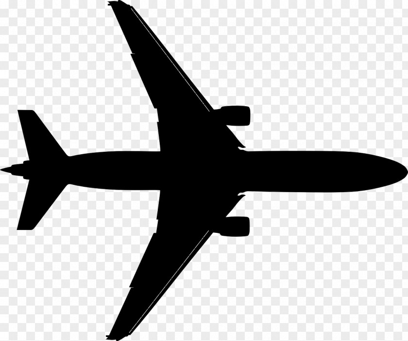 Airplane Aircraft Silhouette Clip Art PNG