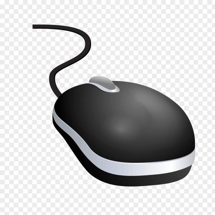 Black Texture Mouse Computer Accessories Icon PNG