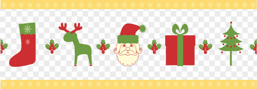 Cartoon Christmas Gift Santa Claus Ornament PNG