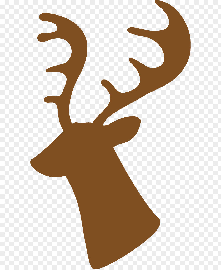 Moose Antelope Reindeer Christmas PNG