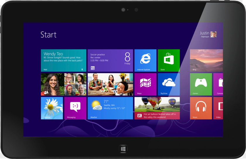 Tablet Dell Latitude Windows 8 Computer PNG