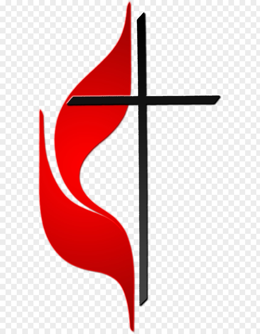 Church Marlton United Methodist Methodism Cross And Flame PNG