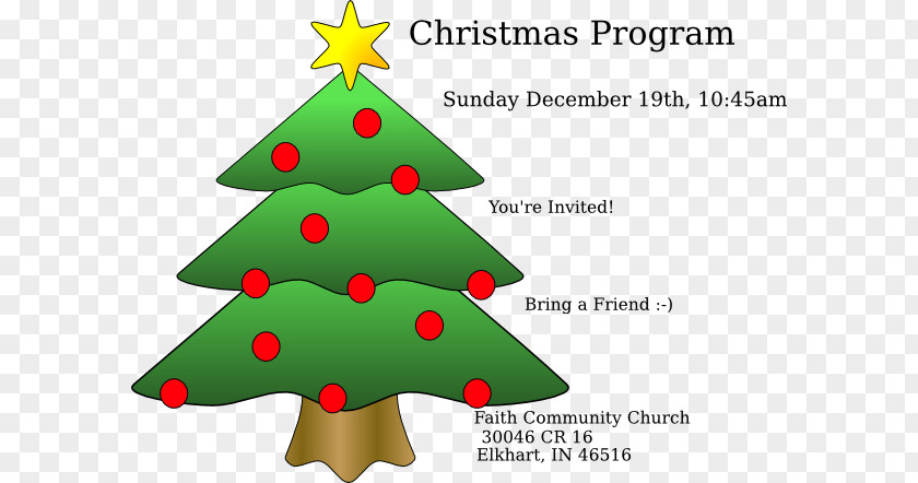 Church Template Christmas Tree Ornament Clip Art Day PNG