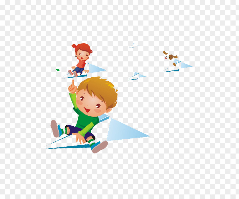 Fly A Kite Child Illustration PNG