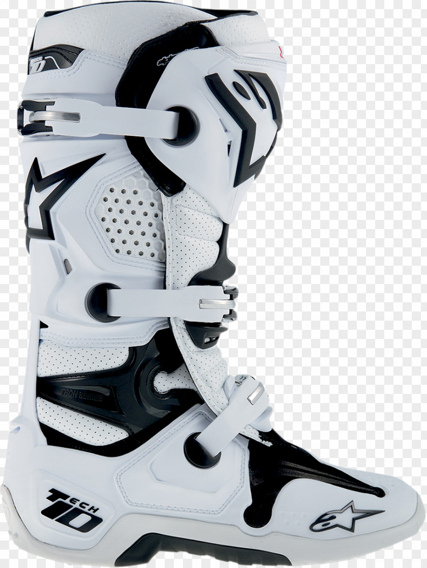 Motorcycle Alpinestars Men's Tech 10 Boots Motocross PNG