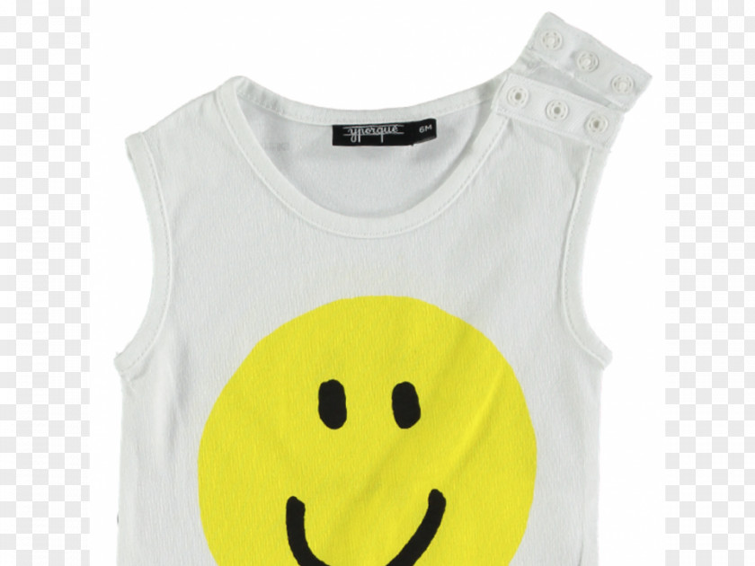 T-shirt Smiley Sleeveless Shirt Outerwear PNG
