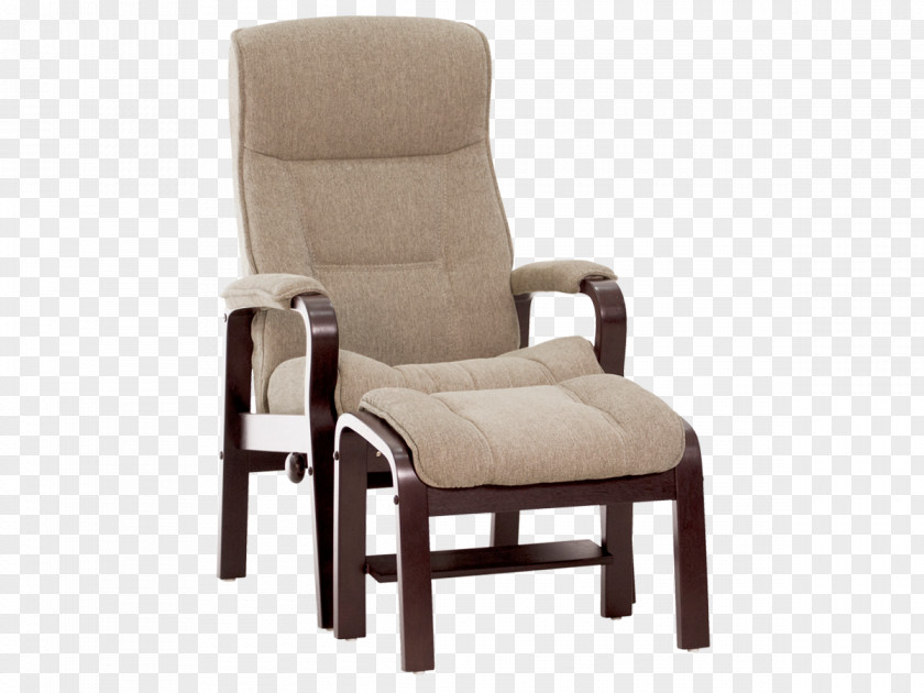 Wood Recliner Comfort Armrest Furniture PNG