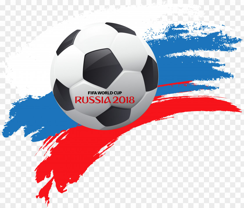 World Cup Russia 2018 With Soccer Ball Clip Art PNG