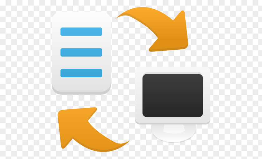 Backup Restore Computer Icon Text Brand Yellow PNG