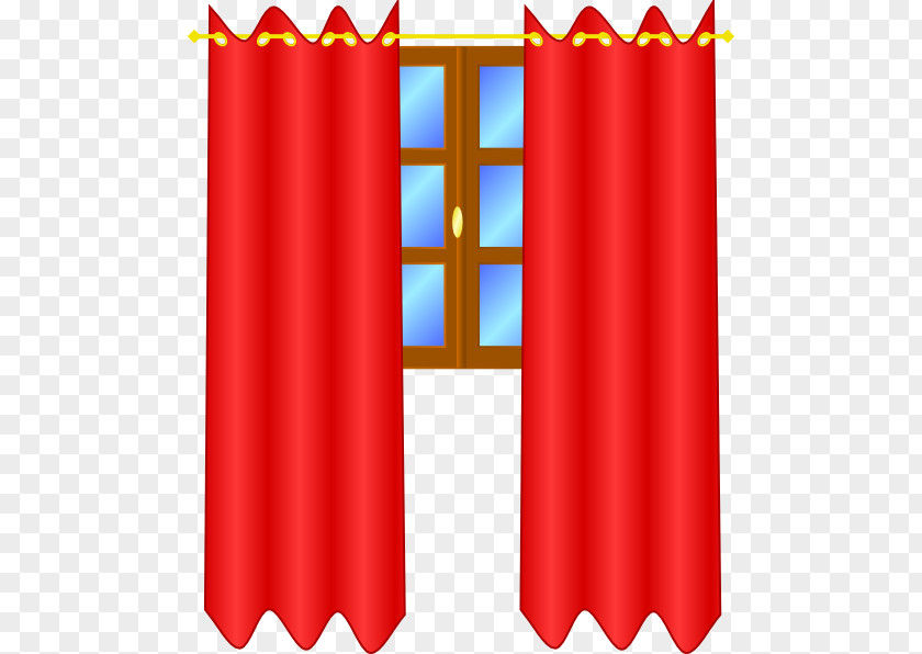 Cartoon Window Theater Drapes And Stage Curtains Clip Art PNG