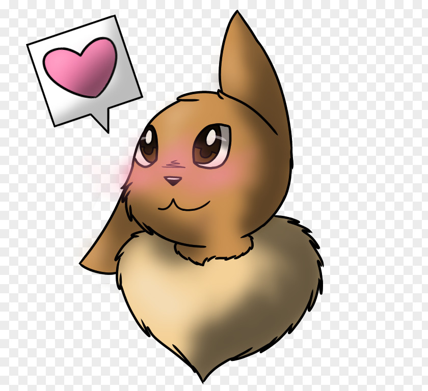 Eevee Fighting Whiskers Illustration Image Clip Art PNG