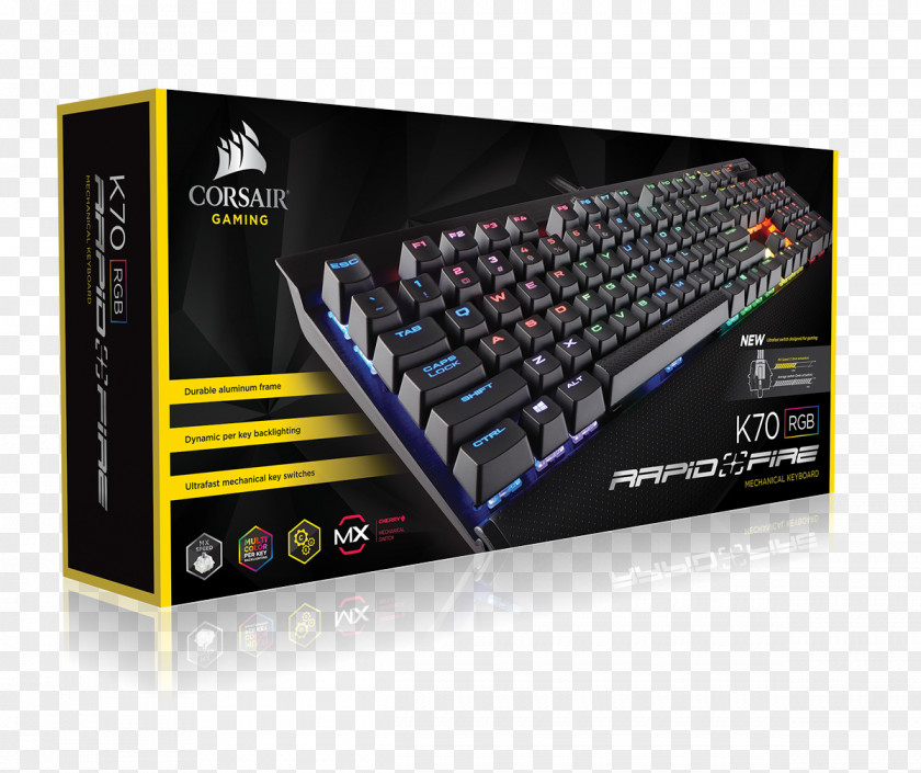 Mechanical Computer Keyboard Cases & Housings Gaming Keypad RGB Color Model Electrical Switches PNG