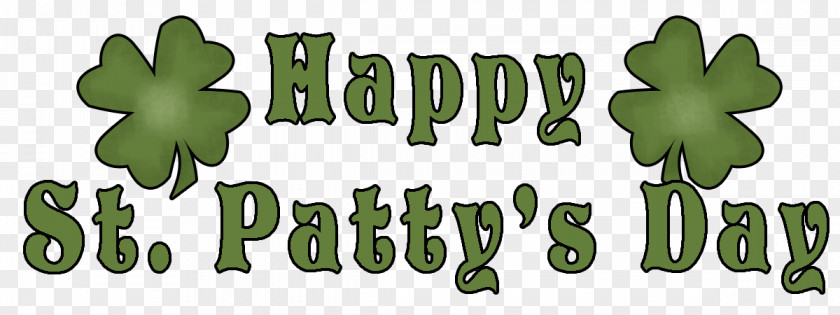 St. Patrics Day Saint Patrick's Logo Leaf Font Brand PNG