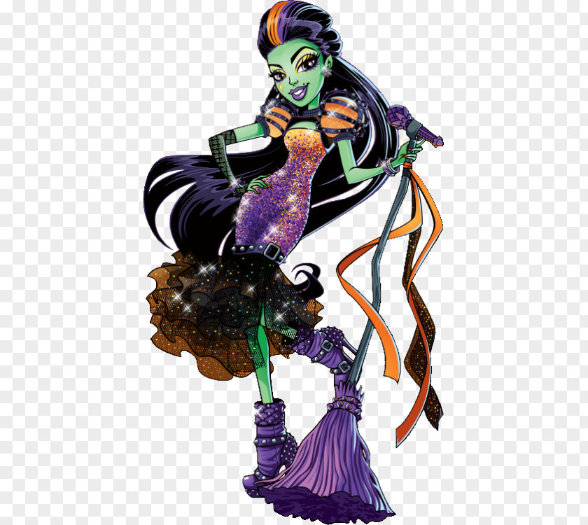 Doll Monster High Casta Fierce Witchcraft Toy PNG