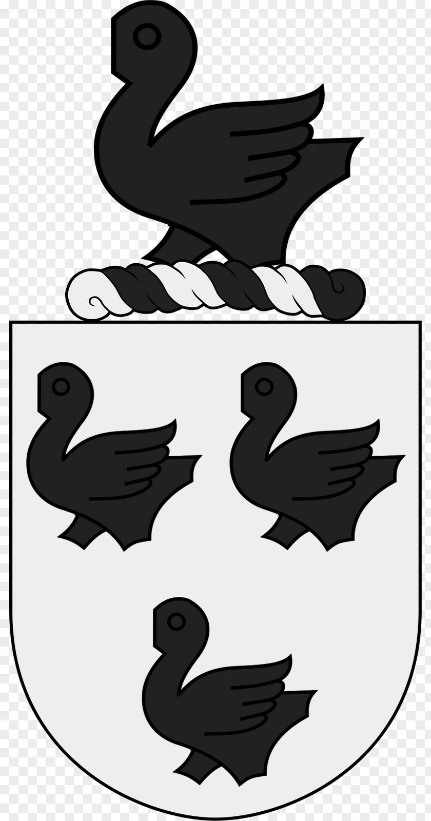 Duck Goose Silhouette Clip Art PNG