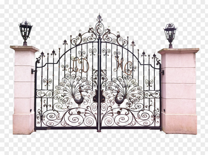 European Real Estate Gates Wedding Peacock Pattern Logic Gate Clip Art PNG