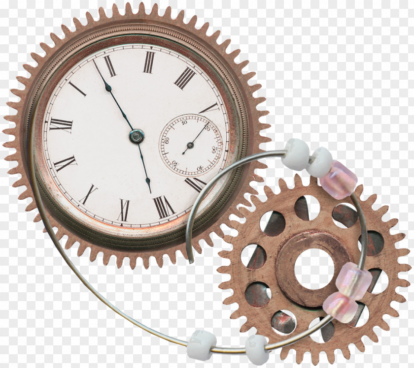 Gear Clock PNG