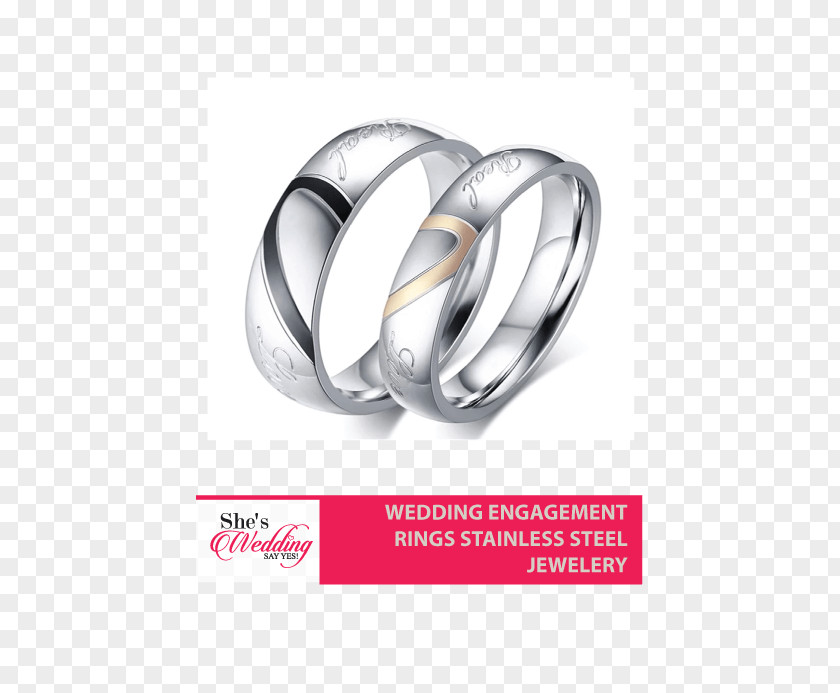 Metal Ring Wedding Pre-engagement Cubic Zirconia PNG
