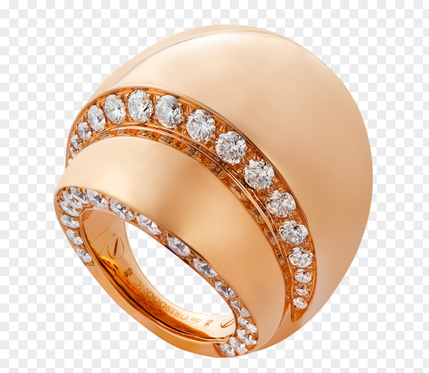 Ring De Grisogono Jewellery Gold Białe Złoto PNG