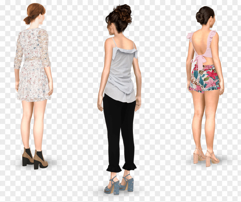 Model Fashion Clothing Blouse Dress PNG