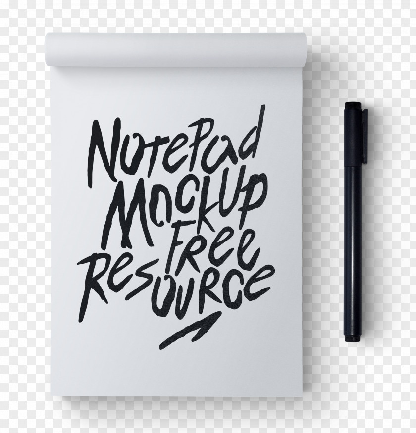 Notepad Demonstrator Mockup Notepad++ Sketch PNG