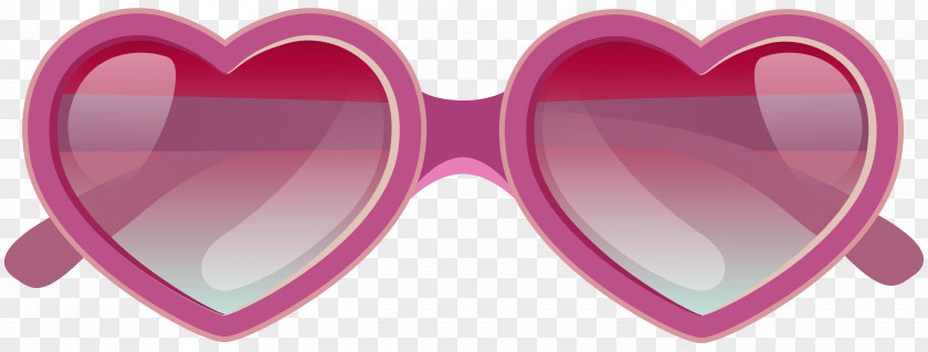 Pink Heart Sunglasses Clipart Image Aviator Clip Art PNG