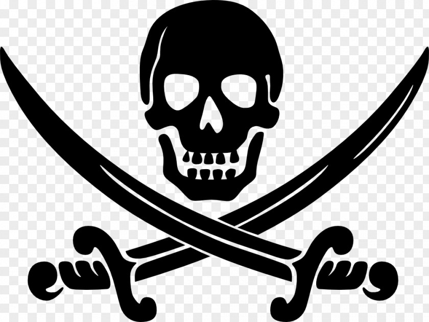 Pirates Of The Caribbean Jolly Roger Piracy Logo Clip Art PNG