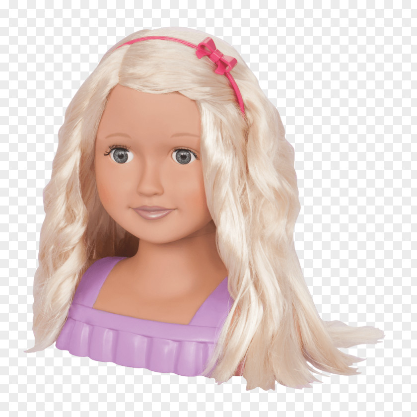 Barbie Blond Doll Our Generation Trista Hairstyle PNG