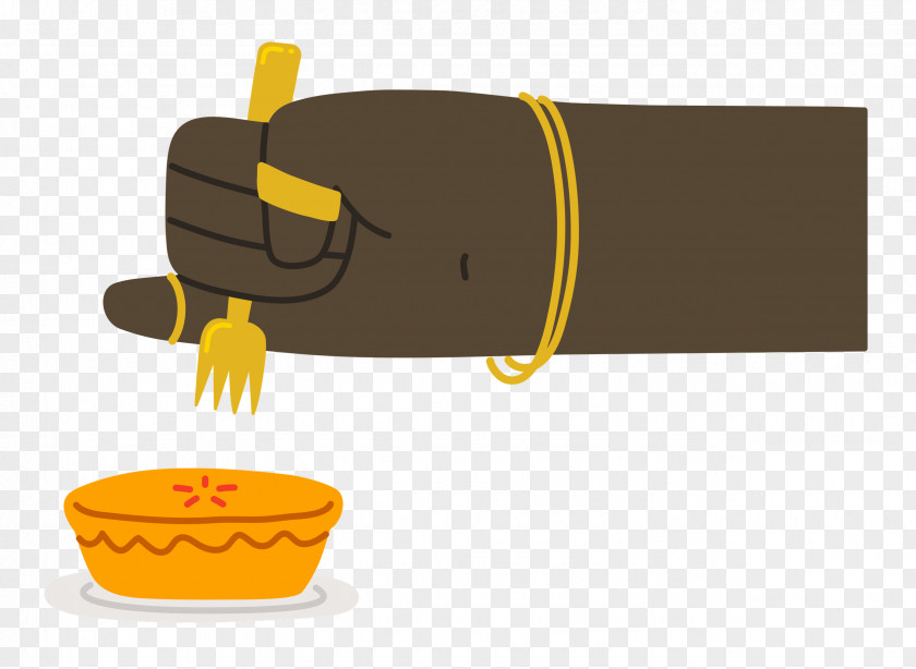 Hand Holding Pie PNG