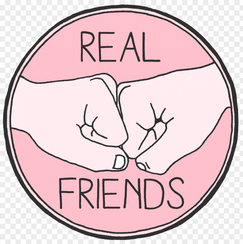 Real Friends Logo Song Drawing Pop Punk PNG