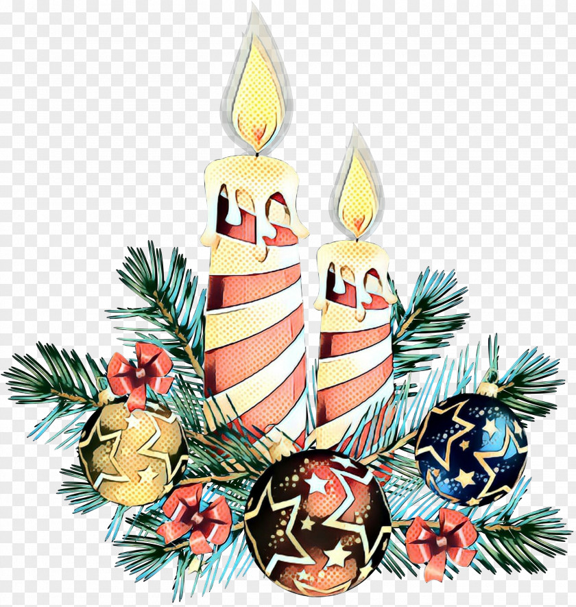 Holiday Candle Holder Family Tree Design PNG