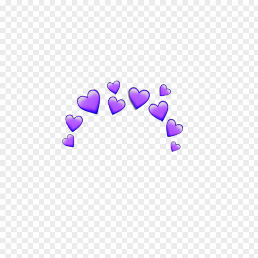 Purple And Lent Crown Emoji PicsArt Photo Studio Heart IPhone PNG