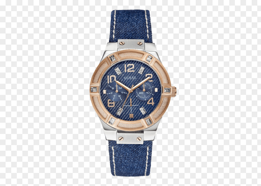 Watch Guess Denim Strap Jewellery PNG