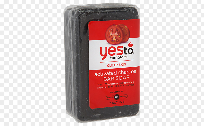 Yes To Tomatoes Clear Skin Activated Charcoal Bar Soap 210ml Product Ingredient CarbonActivated 2 Pack PNG