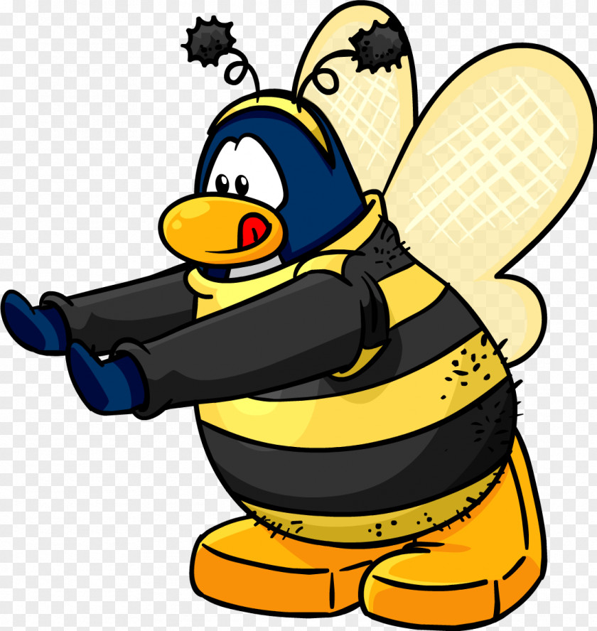 Bee Bumblebee Club Penguin Insect Clip Art PNG