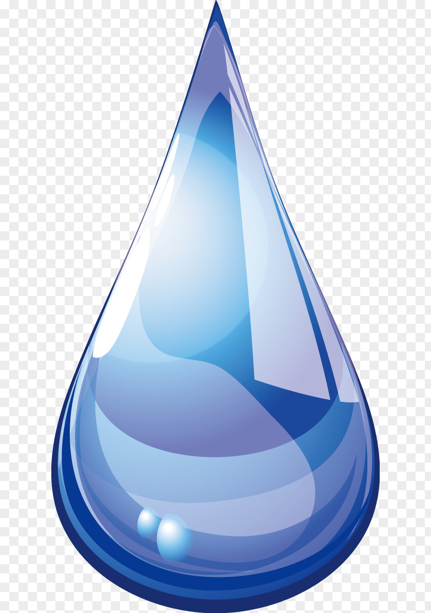 Droplets Element Cone Drop Water PNG