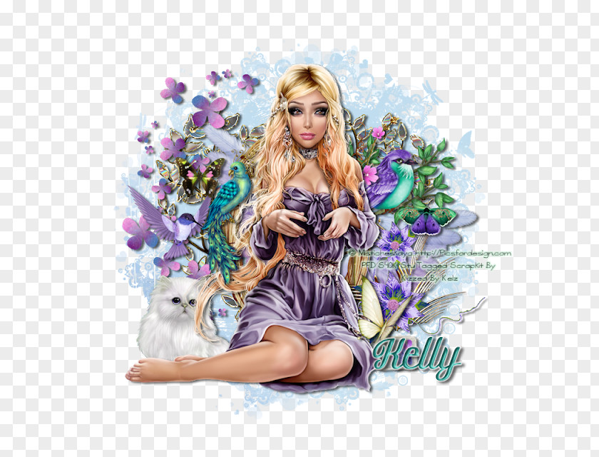 Fairy Fashion Illustration Doll PNG