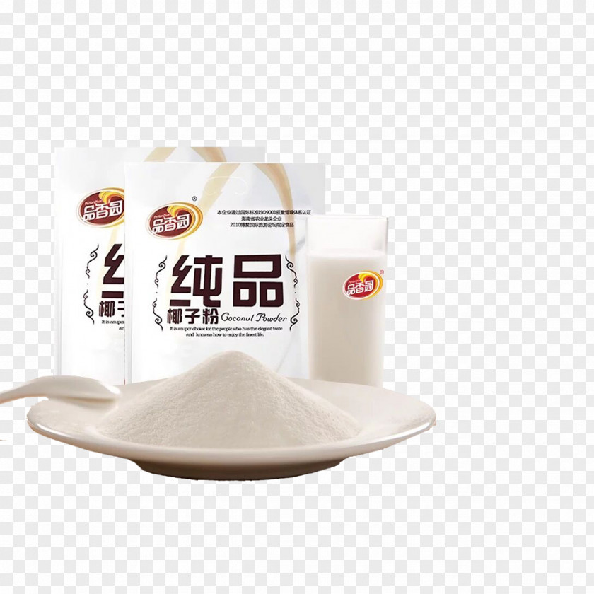 Pure Coconut Powder Milk Instant Breakfast Coffee PNG