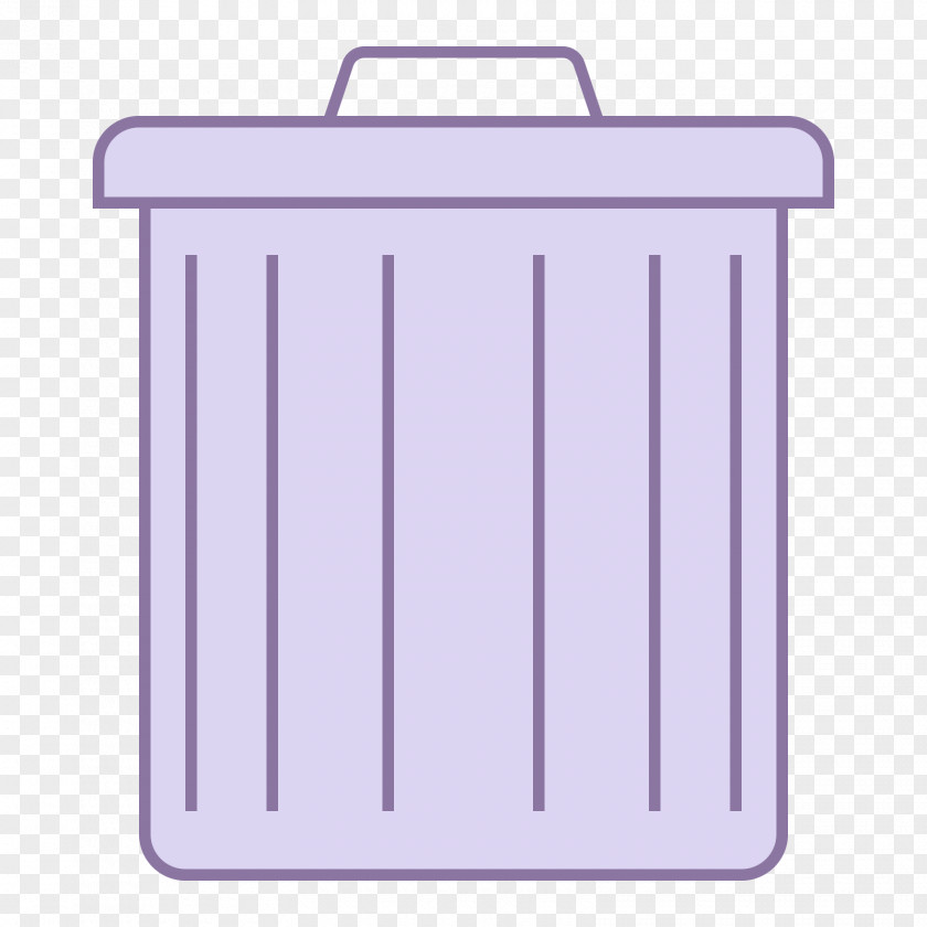 Trash Can Waste Color Violet PNG