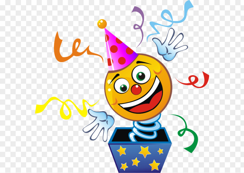 Smiley Emoji Emoticon Carnival Party PNG