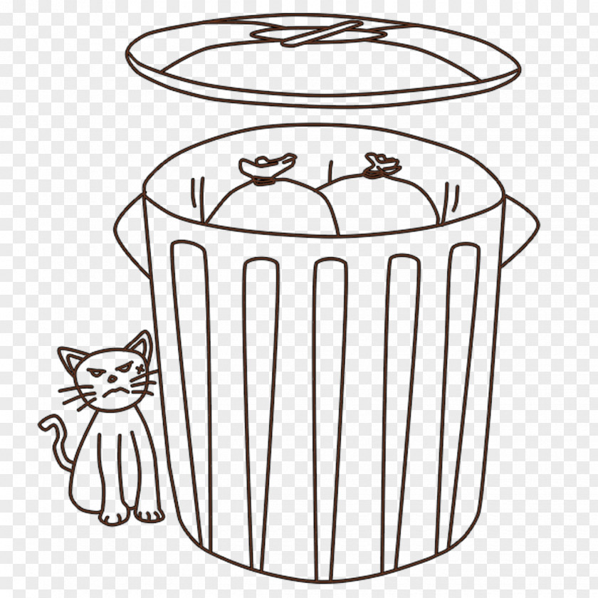 Trash Can Transparent Rubbish Bins & Waste Paper Baskets Clip Art Image PNG